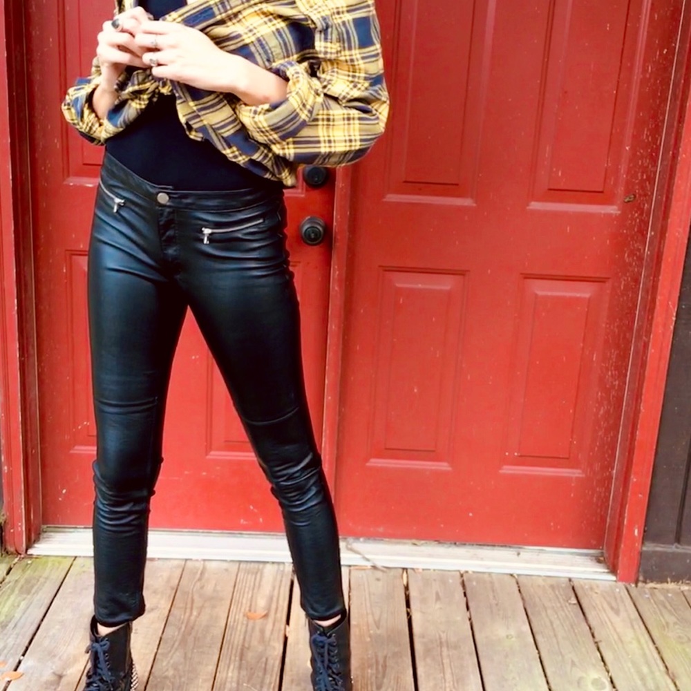 Faux Leather Pants